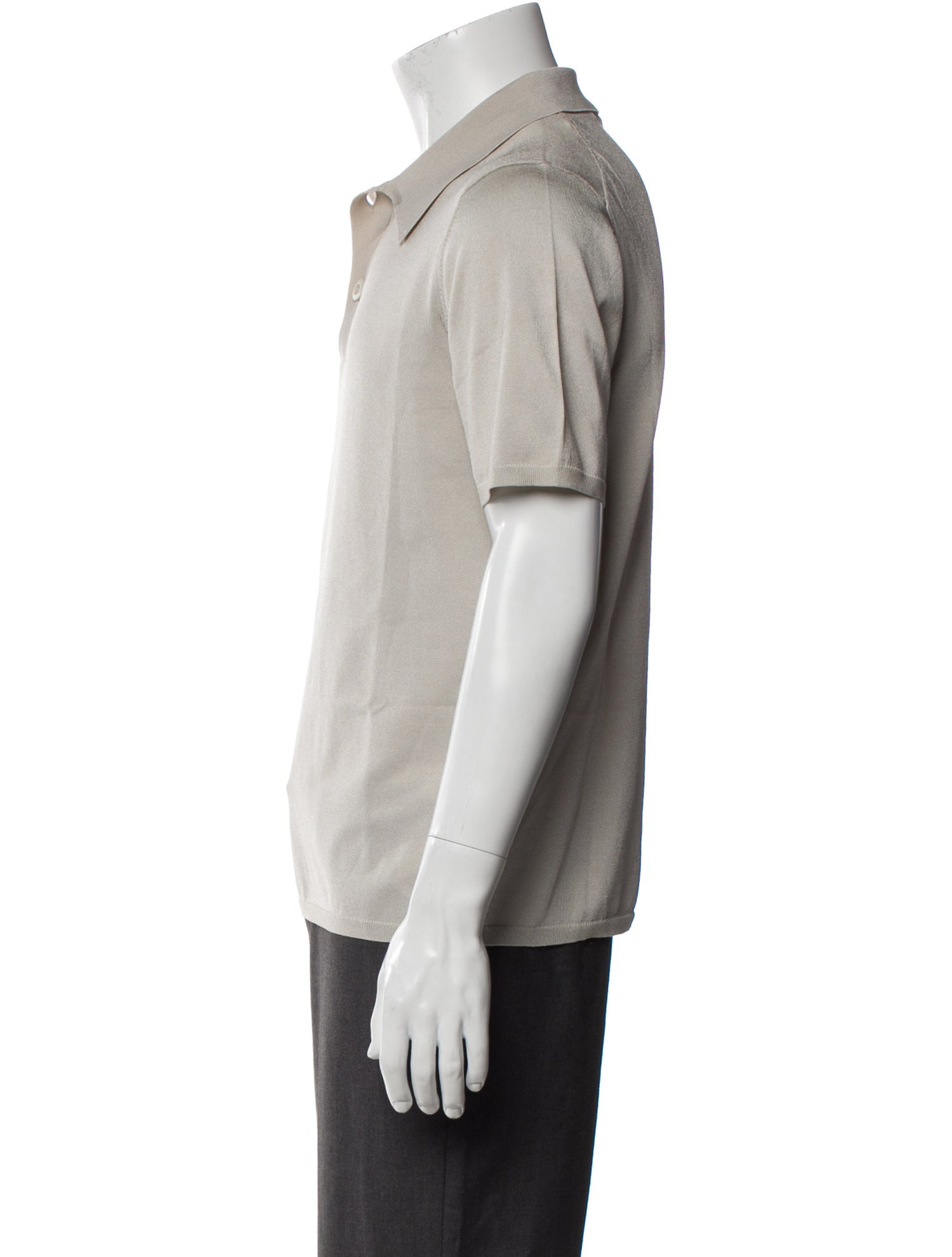 Sandro Collar Short Sleeve Polo Shirt